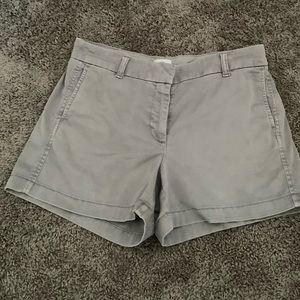 J. Crew 4” Chino Shorts in Smoke Grey Size 8
